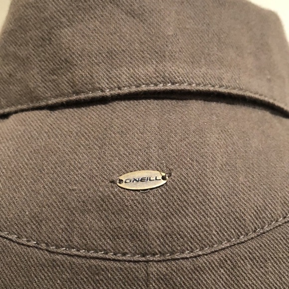 O’Neill Utility Jacket Size Small Olive Green Cotton Ramie Linen Blend - Picture 5 of 10